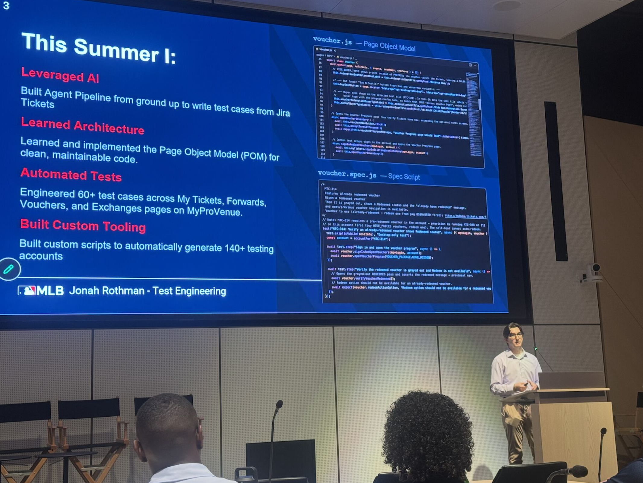 MLB Internship Presentation